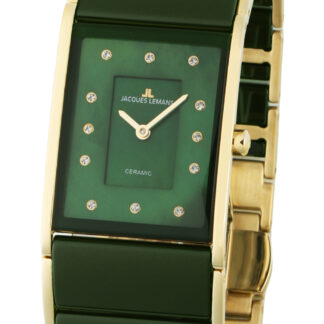 Jacques Lemans 1-1940M Dublin Keramik Damenuhr 24 x 28 mm*