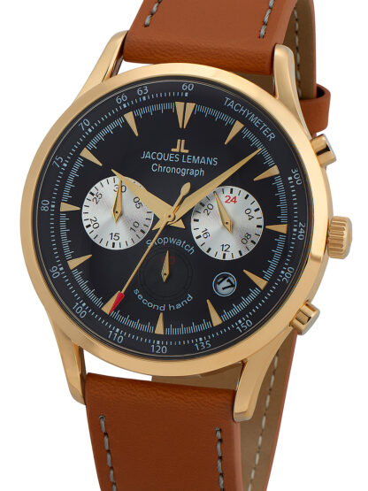 Jacques Lemans 1-2068J Retro Classic Chronograph Herrenuhr*