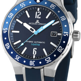 Jacques Lemans 1-2109C Hybromatic Herrenuhr 42mm*