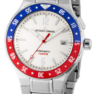 Jacques Lemans 1-2109G Hybromatic Herrenuhr 42mm*