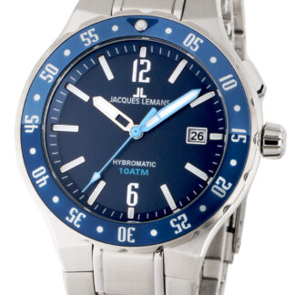 Jacques Lemans 1-2109H Hybromatic Herrenuhr 42mm*