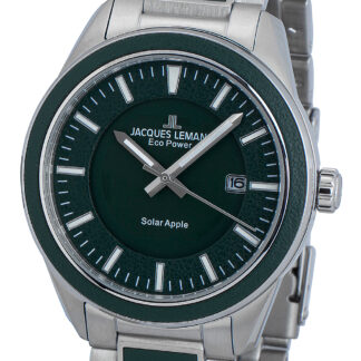 Jacques Lemans 1-2116E Eco Power Apple Herrenuhr 40mm 10ATM*