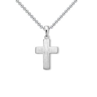 Kreuz Kette Silber 925 Kreuzkette + inkl. Luxusetui + Silberanhänger echt Silber Kreuzkette ohne Stein Kreuzanhänger Anhänger Kommunion Konfirmation*