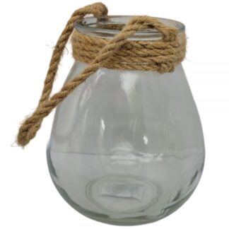 Kugelvase mit Seil*