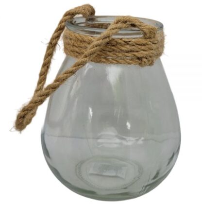 Kugelvase mit Seil*