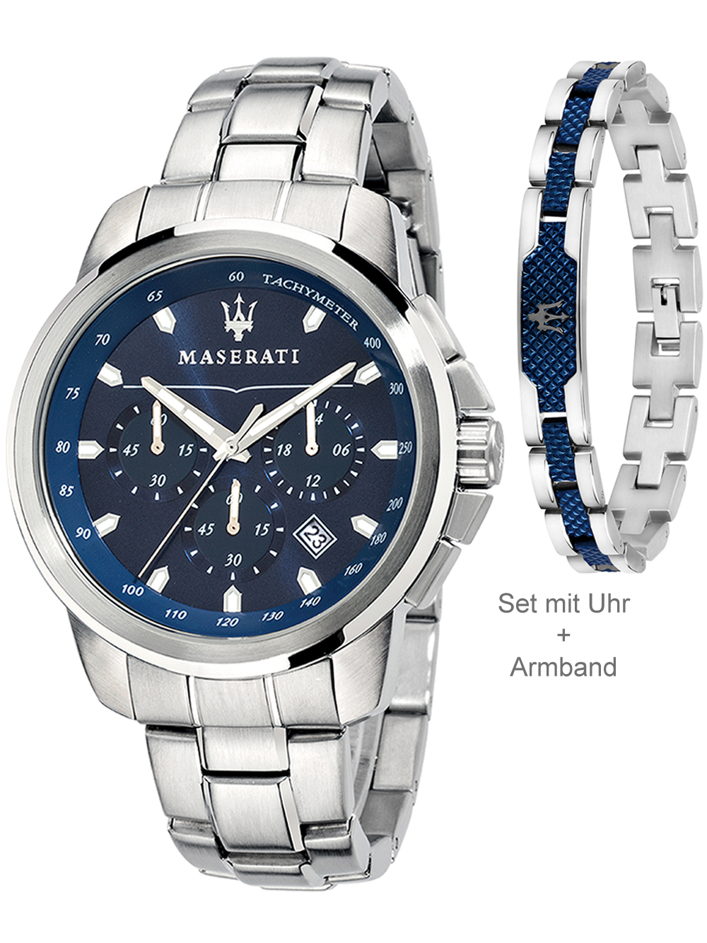 Maserati R8851121016 Successo Chronograph Herrenuhr 44mm 5ATM*