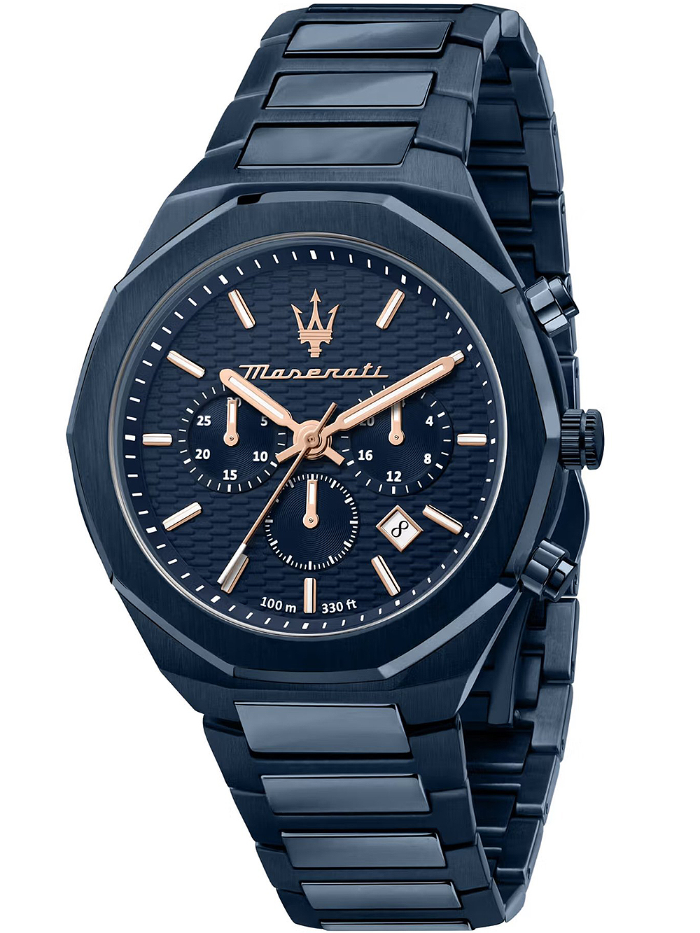 Maserati R8873642008 Stile Chronograph Herrenuhr 45mm 10ATM*