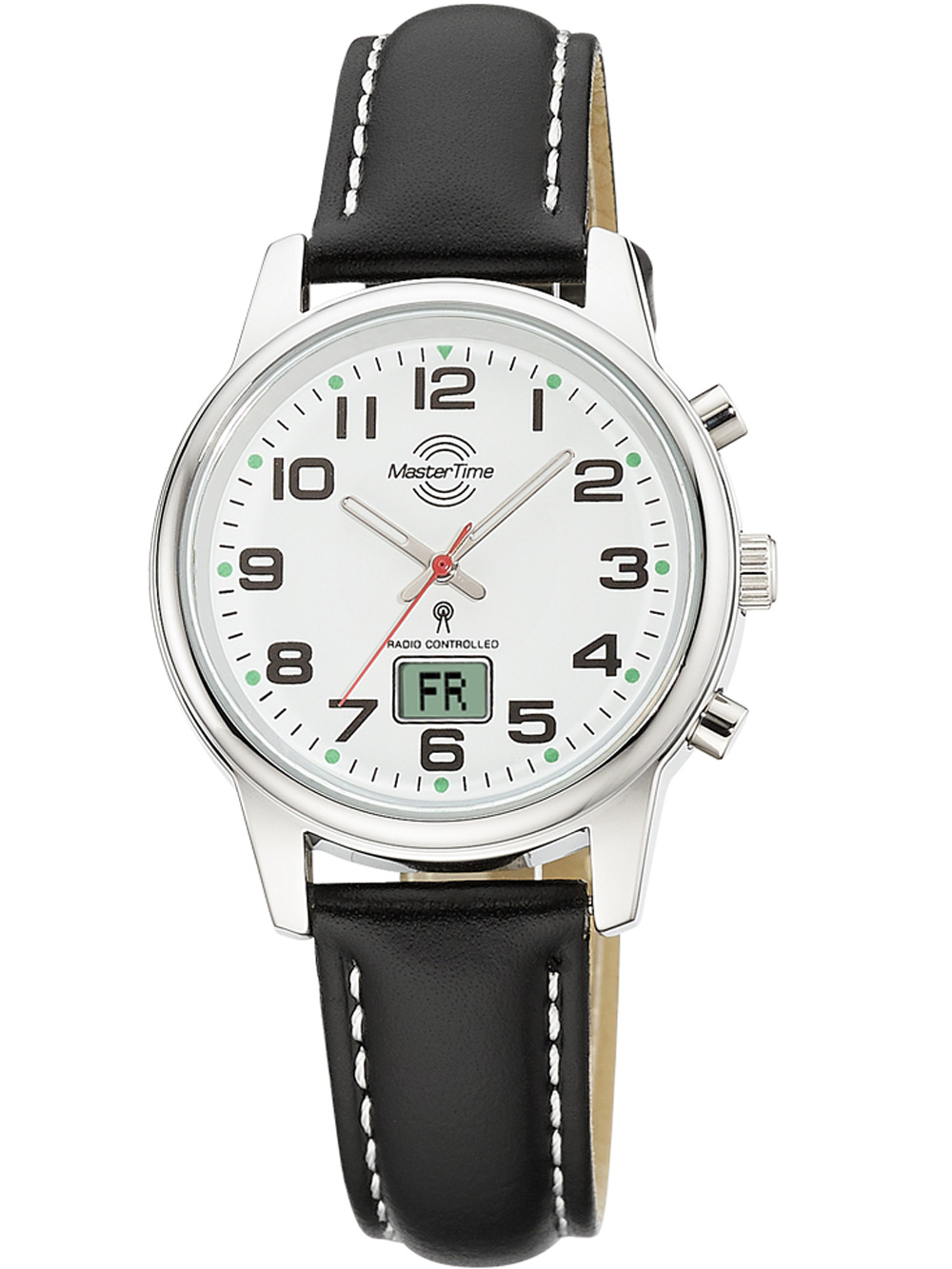 Master Time MTLA-10817-12L Funkuhr Damenuhr 34mm 3ATM*