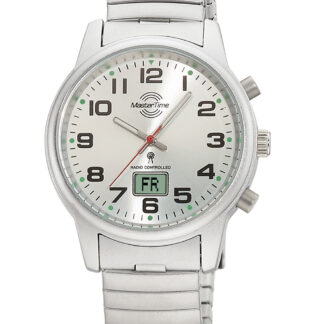 Master Time MTLA-10820-42M Damen-Funkuhr Zugband Damenuhr 34mm 3ATM*