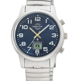 Master Time MTLA-10821-32M Damen-Funkuhr Zugband Damenuhr 34mm 3ATM*