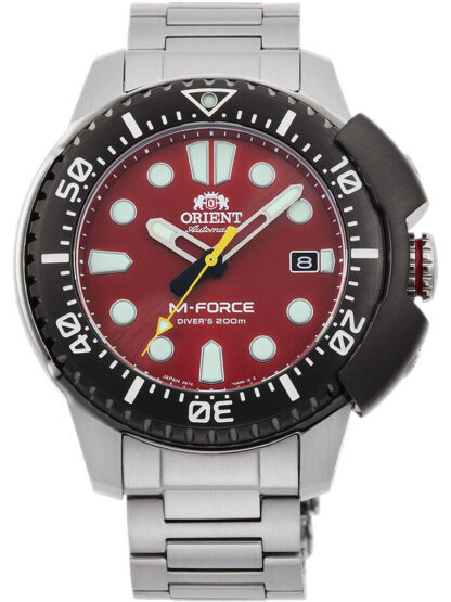 Orient RA-AC0L02R00B M-Force Automatik Herrenuhr 45mm 20ATM*