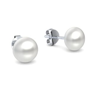 Perlenstecker Perlenohrstecker Silber *8mm hochwertige Perle*  inkl. Luxusetui Kleine Ohrstecker Silberohrstecker Ohrringe Perle Silber Perlen*