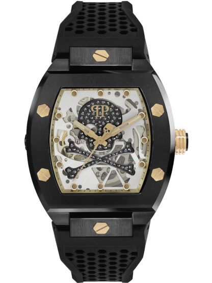 Philipp Plein PWBAA0521 The $keleton Automatik Herrenuhr 44mm 5ATM*