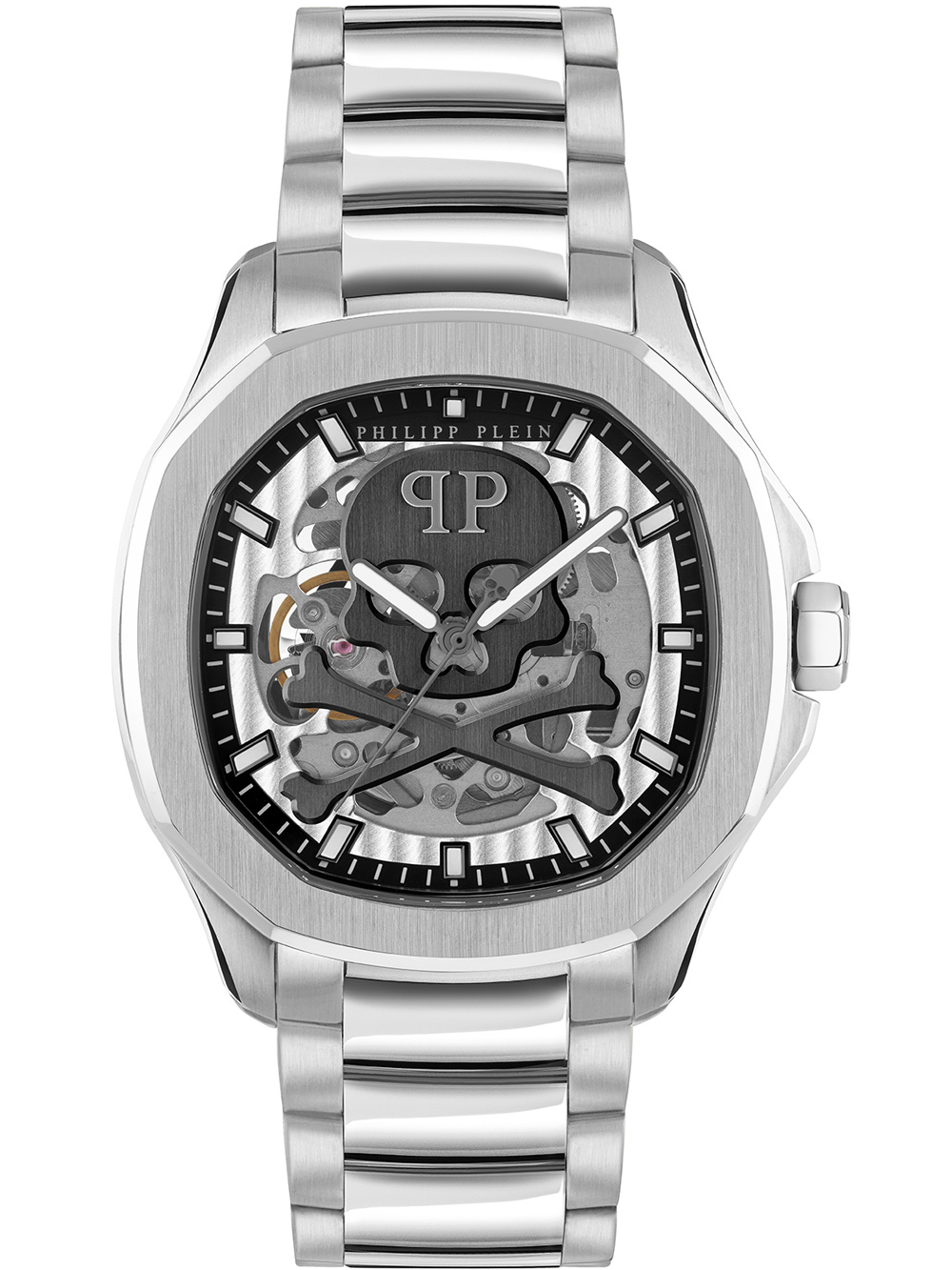 Philipp Plein PWRAA0223 High-Conic Automatik Herrenuhr 42mm 5ATM*