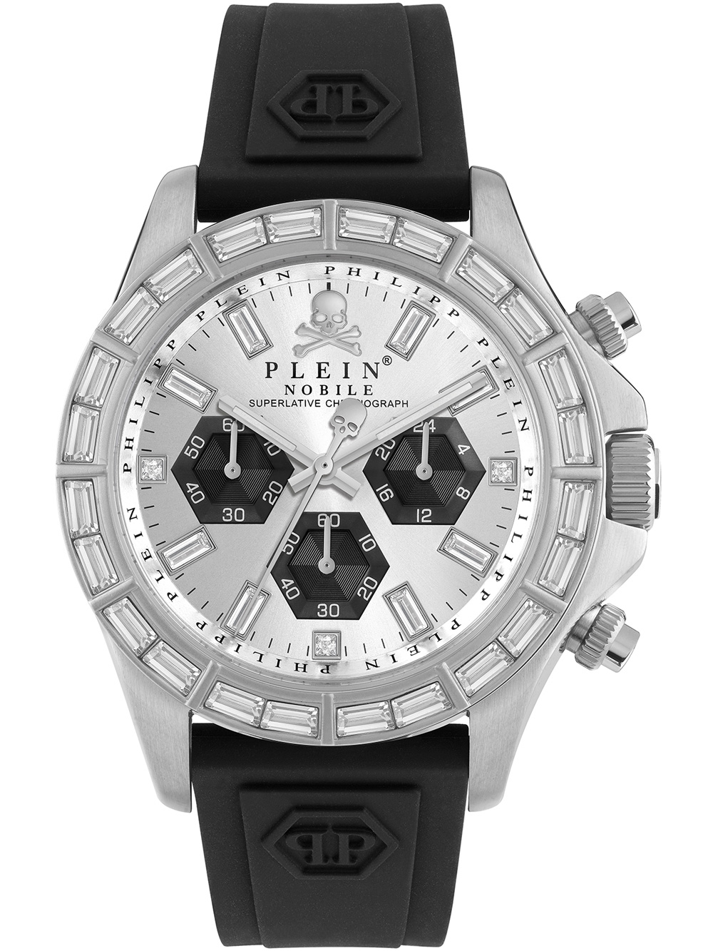 Philipp Plein PWVAA0123 Street Couture Chronograph Herrenuhr 43mm 5ATM*