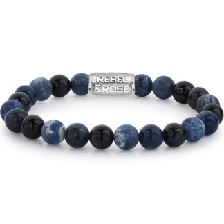 Rebel & Rose Armband Blue Rocks RR-80045-S-L Herren*