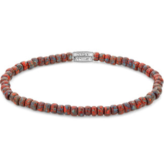 Rebel & Rose Armband Glass Rocks Red Jazz RR-40117-S-S Damen*