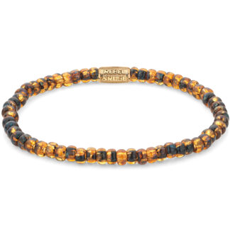 Rebel & Rose Armband Glass Rocks Tiger RR-40114-G-S Damen*