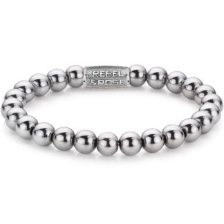 Rebel & Rose Armband Silver Shine RR-8DV01-S-M Herren*