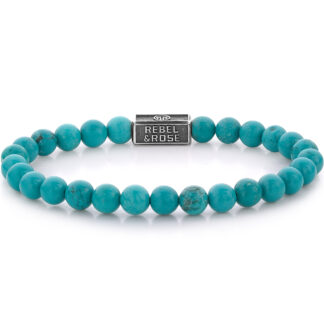 Rebel & Rose Armband Turquoise Delight 925 RR-6S001-S-L Herren*