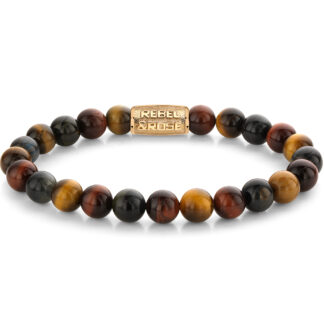 Rebel & Rose Armband Who's afraid of the Tiger RR-80088-G-L Herren*