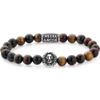 Rebel & Rose Armband Who's afraid of the Tiger RR-8L028-S-L+ Herren*