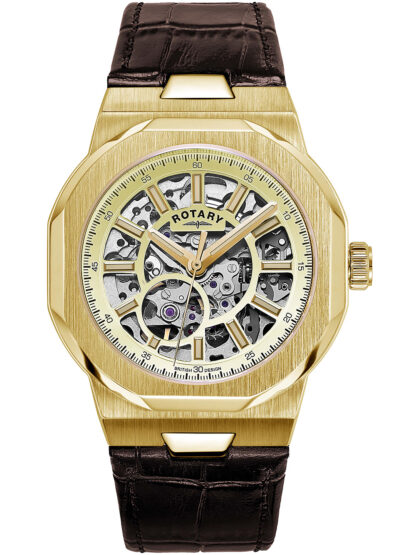 Rotary GS05418/03 Regent Automatik Herrenuhr 40mm 10ATM*