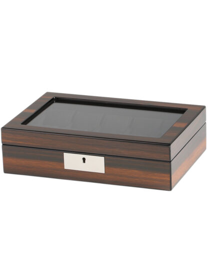 Rothenschild Uhrenbox RS-2386-10EB für 10 Uhren ebony*