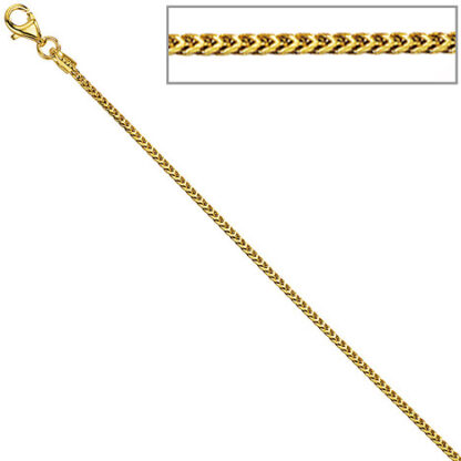 SIGO Bingokette 585 Gelbgold 1,5 mm 45 cm Gold Kette Halskette Goldkette Karabiner*