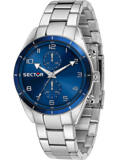 Sector R3253516004 Serie 770 Dual Time Herrenuhr 44mm 5ATM*