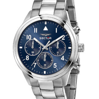 Sector R3253540012 Serie 670 Dual Time Herrenuhr 40mm 5ATM*
