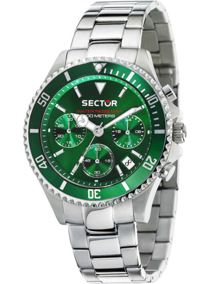 Sector R3273661006 Serie 230 Chronograph Herrenuhr 43mm 10ATM*