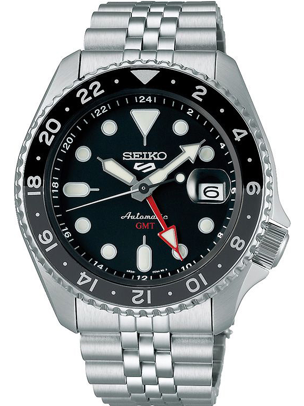 Seiko 5 Sports SSK001K1 GMT Automatik Herrenuhr 43mm 10ATM*