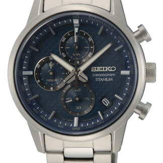Seiko SSB387P1 Titanium Chronograph Herrenuhr 42mm 10ATM*