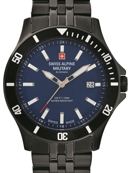 Swiss Alpine Military 7022.1175 Herrenuhr 42mm 10ATM*