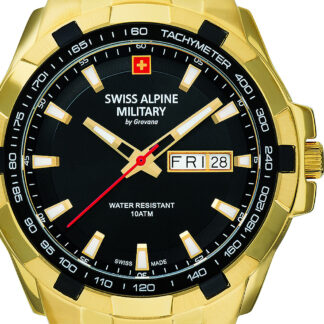 Swiss Alpine Military 7043.1117 Day-Date Herrenuhr 42mm 10ATM*