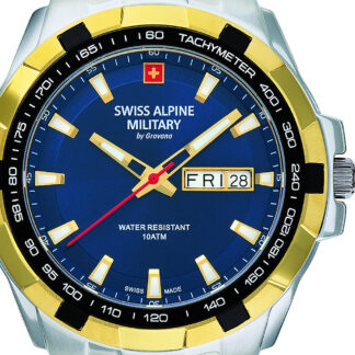 Swiss Alpine Military 7043.1145 Day-Date Herrenuhr 42mm 10ATM*