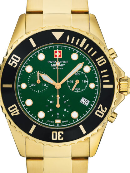 Swiss Alpine Military 7053.9114 Chronograph Herrenuhr 42mm 10ATM*