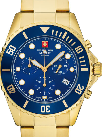 Swiss Alpine Military 7053.9115 Chronograph Herrenuhr 42mm 10ATM*