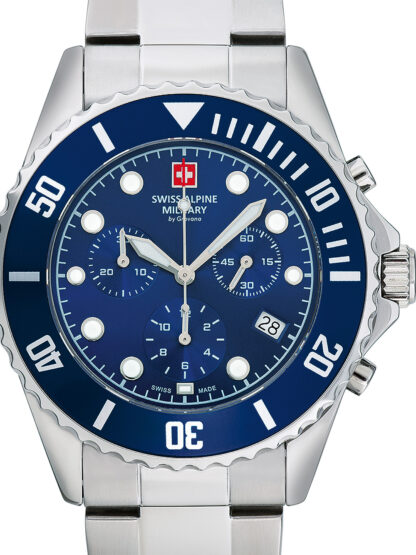 Swiss Alpine Military 7053.9135 Chronograph Herrenuhr 42mm 10ATM*