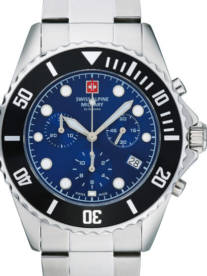 Swiss Alpine Military 7053.9138 Chronograph Herrenuhr 42mm 10ATM*