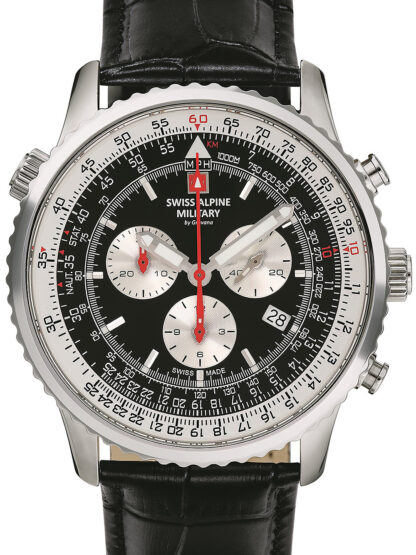 Swiss Alpine Military 7078.9537 Chronograph Herrenuhr 45mm 10ATM*