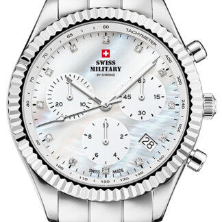 Swiss Military SM30207.02 Elegant Chronograph Damenuhr 38mm 5ATM*