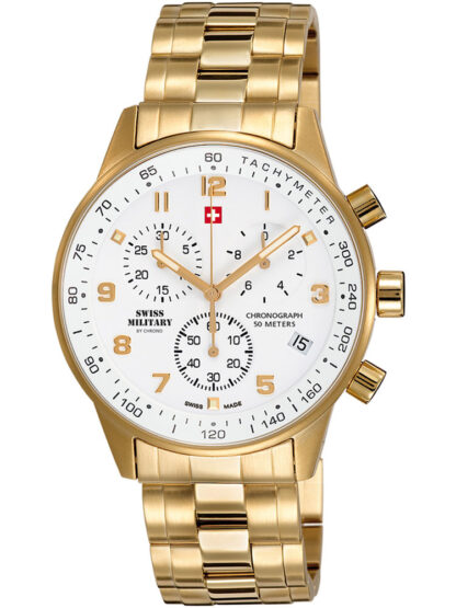 Swiss Military SM34012.03 Chronograph Herrenuhr 41mm 5 ATM*
