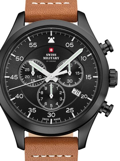 Swiss Military SM34076.08 Chronograph Herrenuhr 43mm 10ATM*