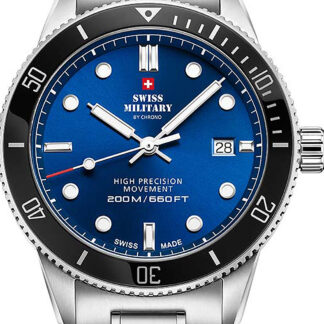 Swiss Military SM34088.02 Diver Quarz Herrenuhr 42mm 20ATM*
