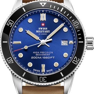 Swiss Military SM34088.05 Diver Quarz Herrenuhr 42mm 20ATM*