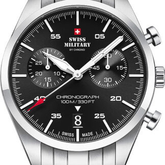 Swiss Military SM34090.01 Chronograph Herrenuhr 43mm 10ATM*