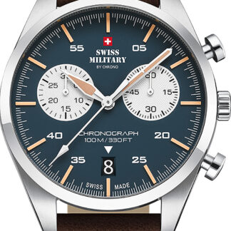 Swiss Military SM34090.04 Chronograph Herrenuhr 43mm 10ATM*