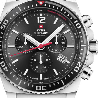 Swiss Military SM34093.01 Sport Chronograph Herrenuhr 45mm 10ATM*